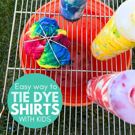 Toddler Tie Dye Shirt: A Fun and Creative Activity for Toddlers