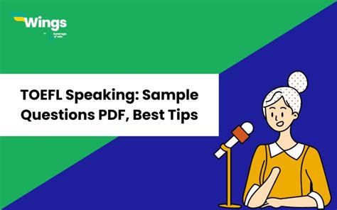 Toefl Sample Speaking Questions And Answers PDF