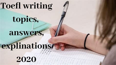 Toefl Writing Topics With Answers Free Download Doc
