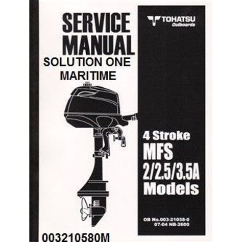 Tohatsu 3 5hp Outboard Service Manual Ebook Doc