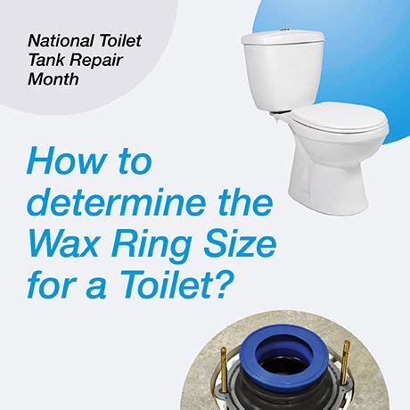 Toilet Wax Ring Size Chart