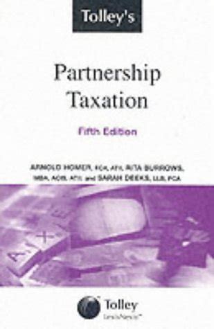 Tolleys Partnership Taxation 2012-2013 Ebook Reader