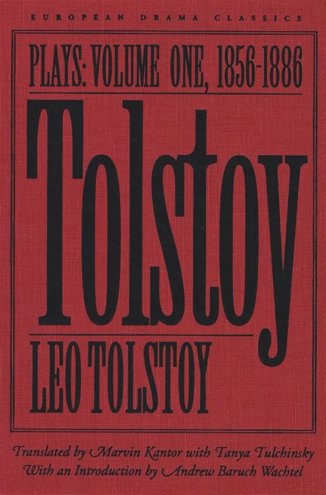 Tolstoy Plays V1 Volume I 1856-1886 European Drama Classics Epub