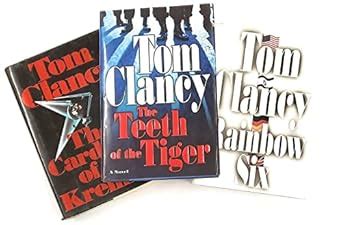 Tom Clancy set 3Cardinal of the Kremlin Rainbow Six Teeth of the Tiger Reader