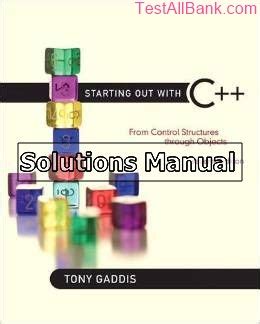 Tony Gaddis C Solutions PDF