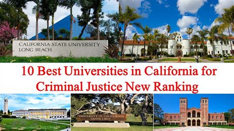 Top Criminal Justice Universities in California