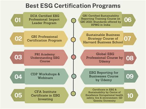 Top ESG Courses in Singapore