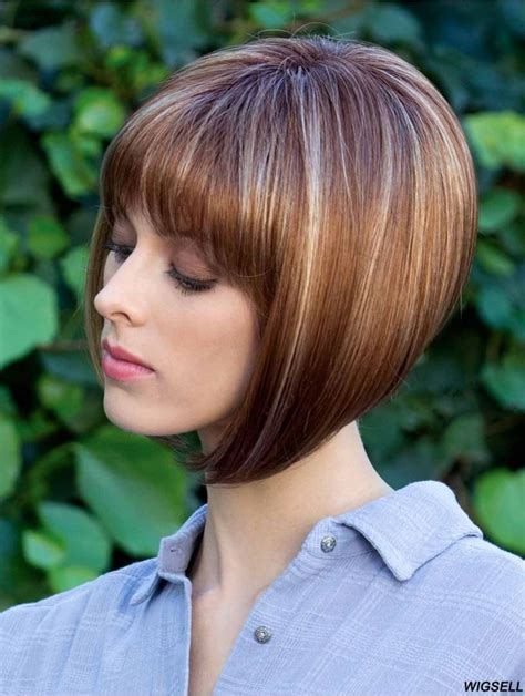 Top Monofilament Straight Chin Length Bob Wigs