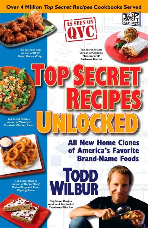 Top Secret Recipes Unlocked All New Home Clones of America s Favorite Brand-Name Foods PDF