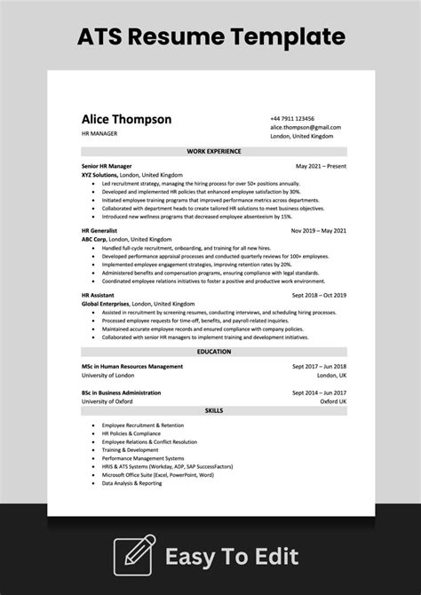 Top Tools With Ats-friendly Resume Templates