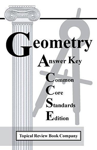 Topical Review Book Company Geometry Answer Key Kindle Editon