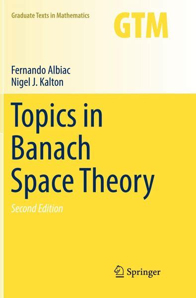 Topics in Banach Space Theory Epub