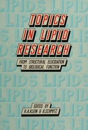 Topics in Lipid Research From Structural Elucidation to Biological Function Doc