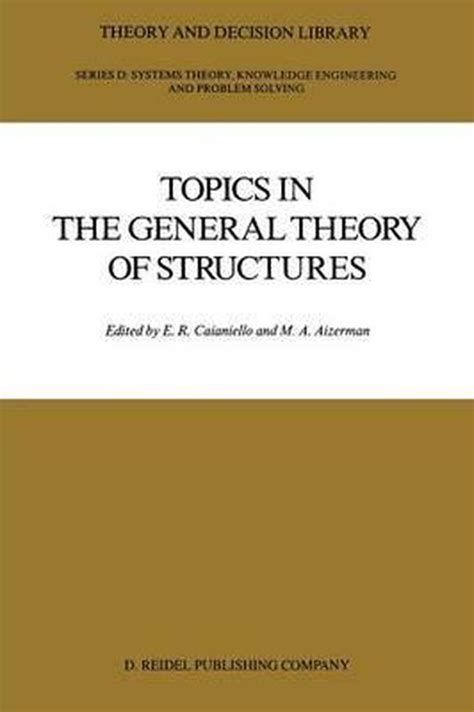 Topics in the General Theory of Structures Epub