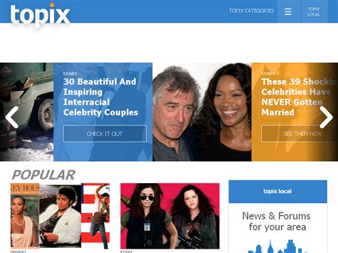 Topix Website Features