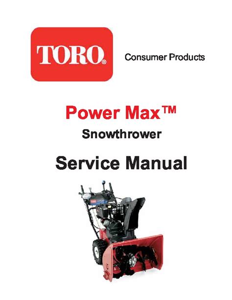 Toro 826 Snowblower Manual Ebook PDF