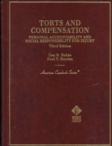 Torts Compensation Personal Accountability Responsibility PDF