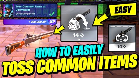 Toss 30 Common Items at Doomstadt in Fortnite: A Guide to Mastery