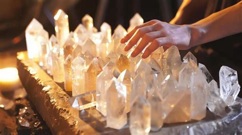 Touching the crystals: