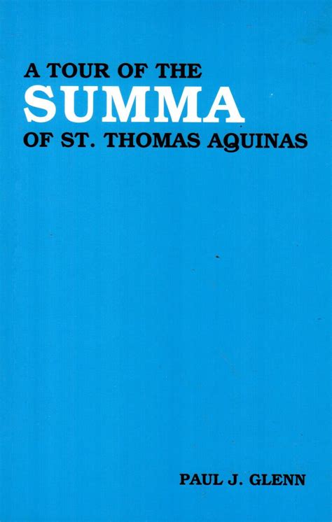 Tour of the SUMMA of St. Thomas Aquinas Indian Edition PDF