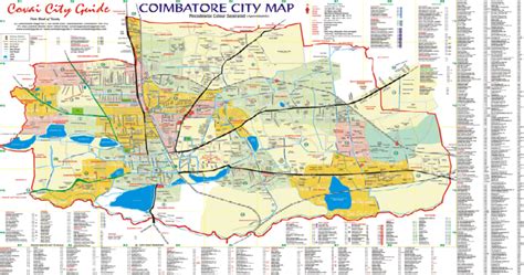 Tourist Guide and Map Coimbatore The Manchester of South Reader