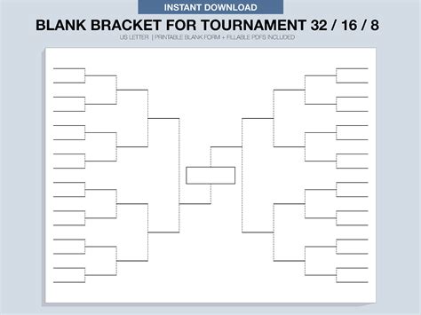 Tournament Bracket Generator Printable