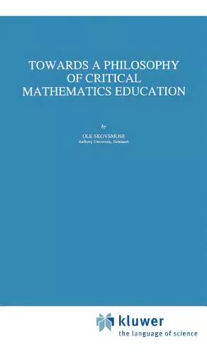 Towards a Philosophy of Critical Mathematics Education Reader