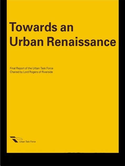 Towards an urban renaissance Ebook Epub