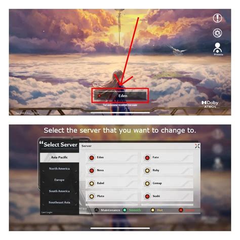 Tower of Fantasy: How to Change Server on Phone