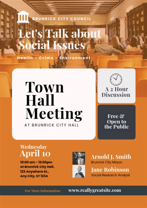 Town Hall Meeting Template