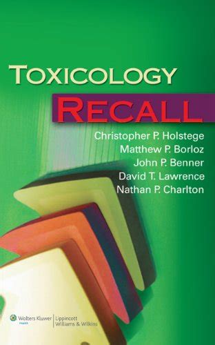 Toxicology Recall (Recall Series) Reader