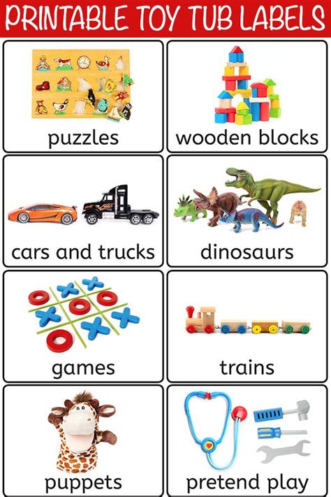 Toy Labels Printable Free