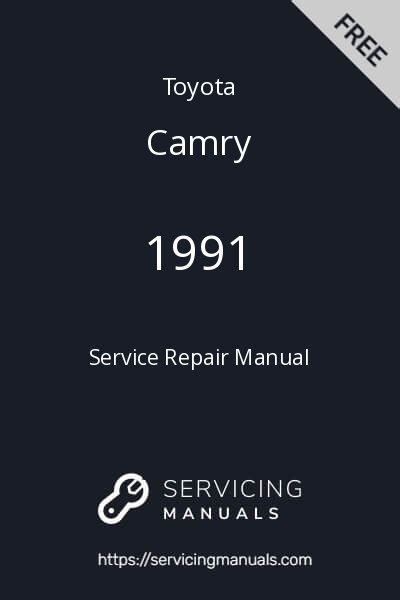 Toyota Camry 1991 Service And Repair Manual PDF Reader