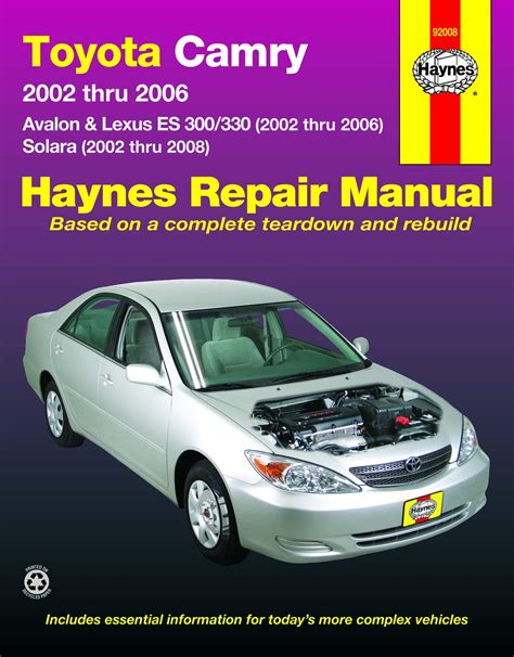 Toyota Camry Service Repair Manual 2002 2003 2004 2005 2006 PDF Epub