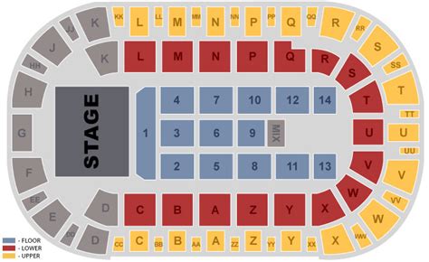 Toyota Center - Kennewick Seating Chart