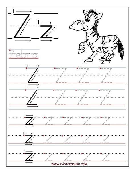 Tracing Letters A Z Free Printable