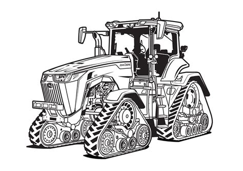 Tractor Coloring Pages