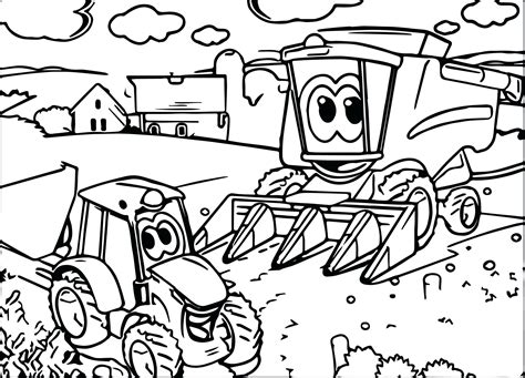 Tractor Coloring Sheet Printable