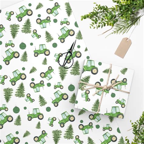 Tractor Gift Wrapping Paper: The Perfect Way to Make Your Presents Pop