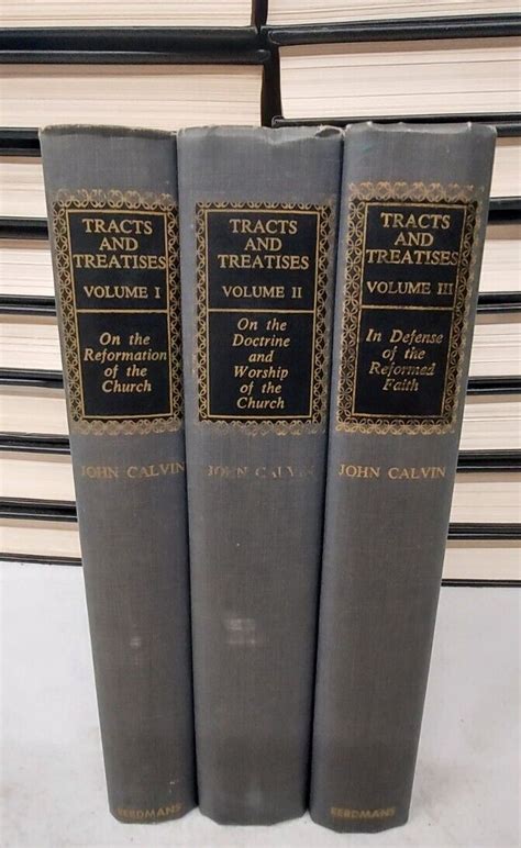 Tracts and Treatises of John Calvin 3 Volume Set PDF