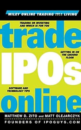 Trade IPOs Online Kindle Editon