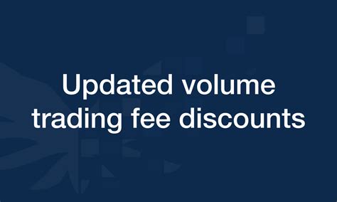 Trading Fee Discounts: