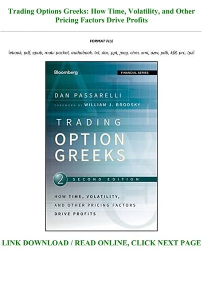 Trading.Option.Greeks.How.Time.Volatility.and.Other.Pricing.Factors.Drive.Profits Ebook Reader