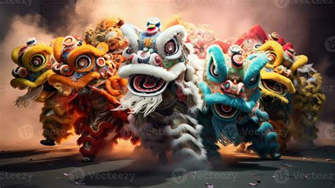 Traditional Lion and Dragon Dances: