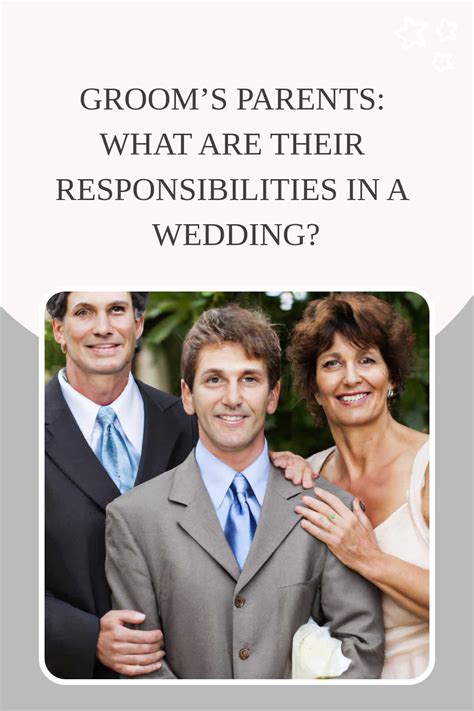 Traditional Responsibilities of the Groom's Parents