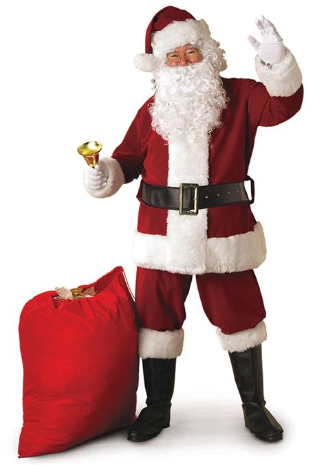 Traditional Santa Claus Costume: