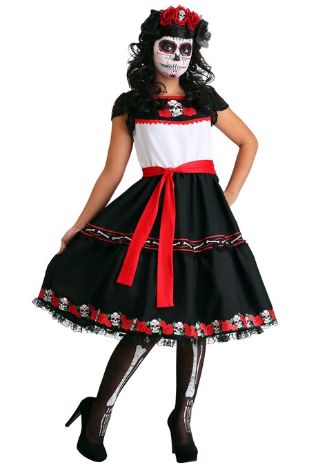 Traditional Sugar Skull Costume: