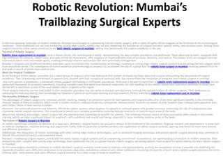 Trailblazing Surgeon with Unwavering Dedication