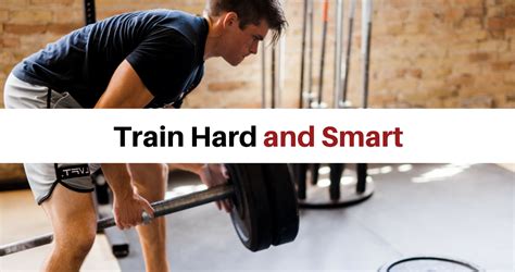 Train hard and consistently: