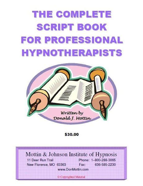 Trance Scripts Scripts for the Professional Hypnotherapist PDF